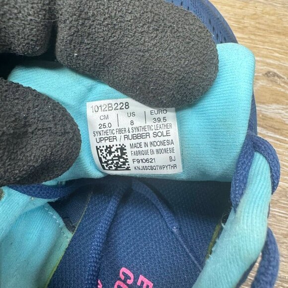 Asics Gel Contend 7 Blue Sneaker Women's Size 8 - Picture 5 of 8